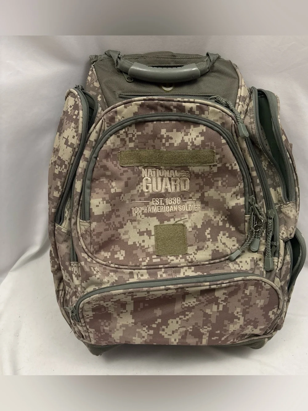 National Guard Tactical Camo Back Pack Camping Hiking Bag Multi Pocket Tactical